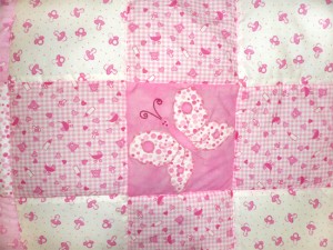 Patchworkdecke Schmetterling