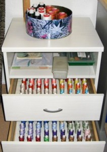Garnrollenschrank