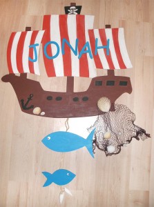 Türschild "Piratenschiff" von Sarah W.