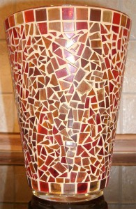 Windlicht aus Mosaik von Sarah W.