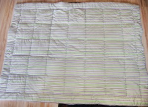 Rückseite der Patchworkdecke von Doris L.