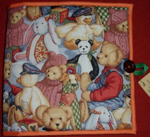Teddybuch aus Stoff