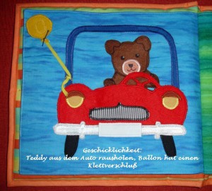 Teddybuch aus Stoff