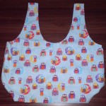 Tasche aus buttinette Eulenstoff