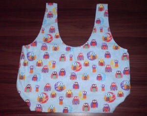 Tasche aus buttinette Eulenstoff