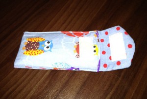 Handy-Tasche aus Eulenstoff