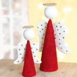Elegante Weihnachtsengel