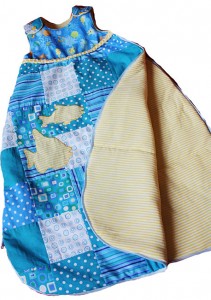 Selbstgenähter Baby-Schlafsack von Sommerelfe
