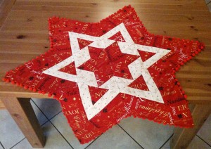 Weihnachtliche Tischdecke von Heike L.