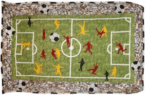 Fußball-Quilt von Jutta S.