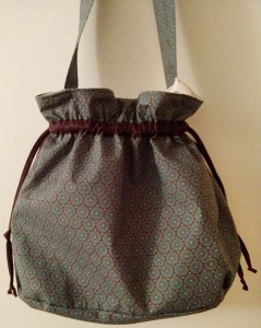 Selbstgenähte Tasche von Nadine