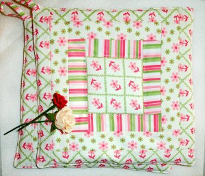 rosa-grüner Topflappen von Jutta K.