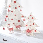 Beleuchtete Weihnachtsbäume