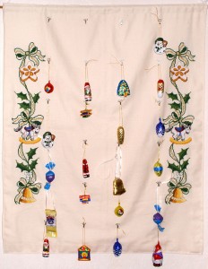 Selbstgestickter Weihnachtskalender von Verena R.