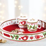 Tablett 3D Weihnachtsmotiv