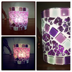 Softglas- und Crackle-Mosaik von Mandy D.