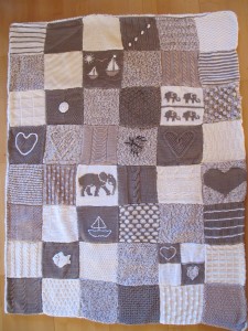 Patchwork-Decke Gunhild S.