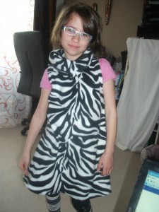 Longshirt Zebrastoff