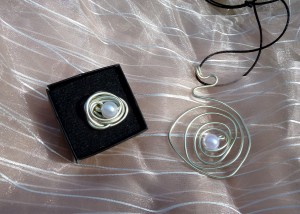Schmuckset aus Aludraht  basteln 1