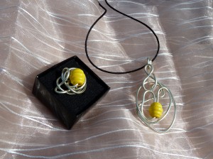 Schmuckset aus Aludraht  basteln 3