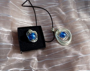 Schmuckset aus Aludraht  basteln 2