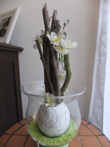 Osterdeko mit Pappmaché- Ei 2