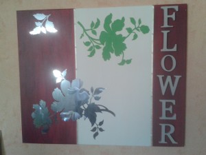 Keilrahmen Blumenmotiv