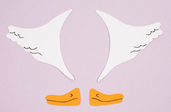 Anleitung: St. Martins Gans als Laterne basteln