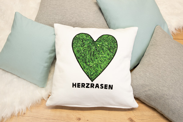 Kissenbezug Herzrasen nähen