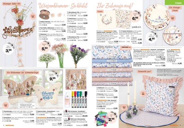 buttinette Kreativkatalog Frühjahr/Sommer 2022 buttinette Kreativkatalog Frühjahr/Sommer 2022