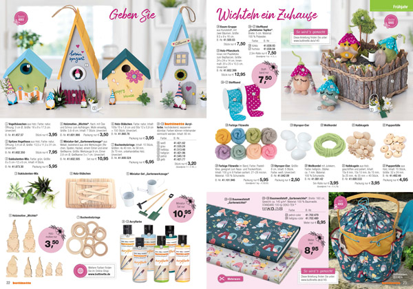 buttinette Kreativkatalog Frühjahr/Sommer 2022 buttinette Kreativkatalog Frühjahr/Sommer 2022