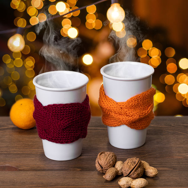 Becherwärmer stricken