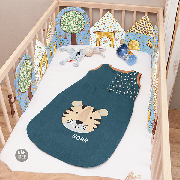 Bettumrandung nähen Bettumrandung nähen