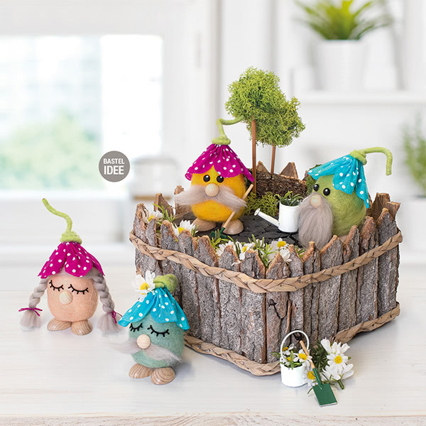 Gartenwichtel filzen Gartenwichtel filzen