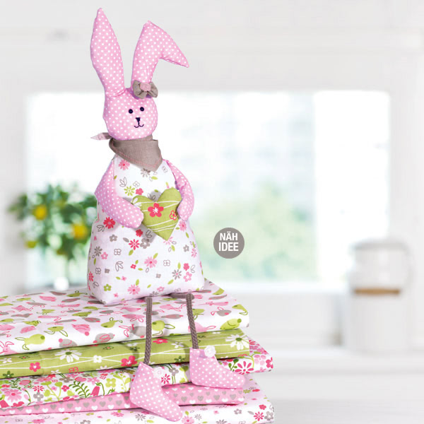 Kantenhocker Hase nähen