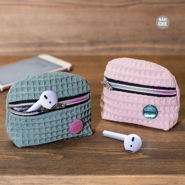 Kopfhörertäschchen nähen