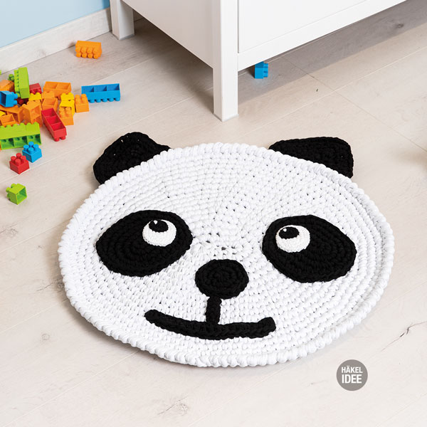 Pandateppich häkeln