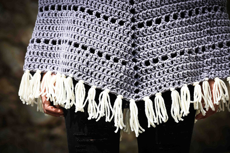 Sommerponcho Fransen