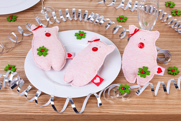 Glücksschweinchen nähen