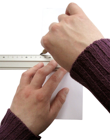 Herzchenkarte Schritt 1