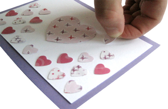 Herzchenkarte Schritt 3