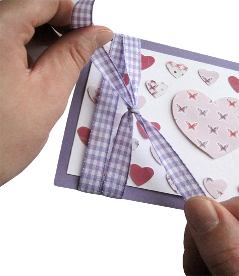 Herzchenkarte Schritt 4