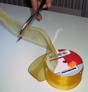 Chiffonbluete basteln 1