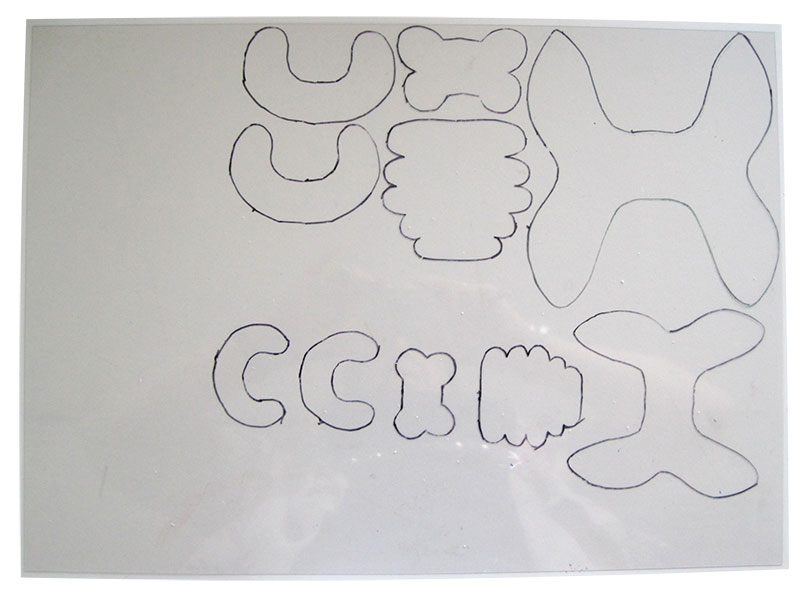 Dekostecker Fische Schritt 1