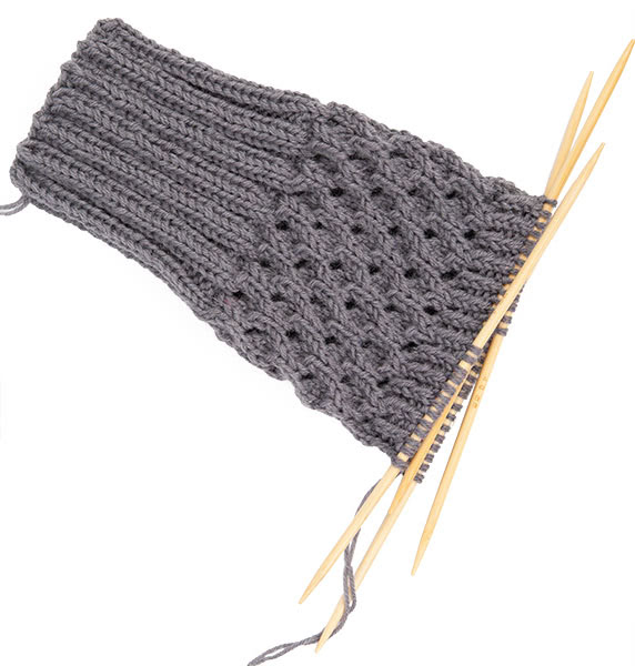 Stulpen stricken - Schritt 3 Stulpen stricken - Schritt 3