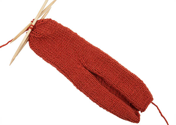 Schuhe filzen - Schritt 3