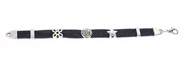 Jeans-Armbänder basteln -Schritt 8 Jeans-Armbänder basteln -Schritt 8