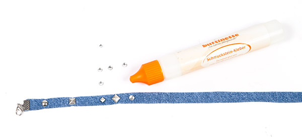 Jeans-Armbänder basteln -Schritt 10 Jeans-Armbänder basteln -Schritt 10