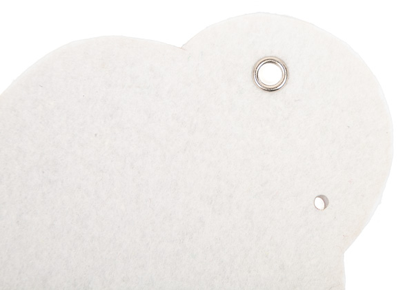 Mobile mit Filzkugeln basteln - Schritt 15