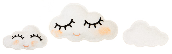 Mobile mit Filzkugeln basteln - Schritt 20